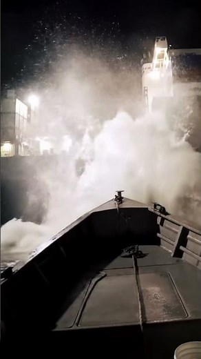 Massive Container Falls From Cargo Ship 💥 #accident