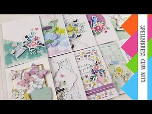 10 Cards - 1 Kit | Spellbinders | Card Kit of the Month | May 2020 | By Tina Smith