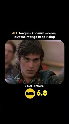 Joaquin Phoenix movies but RATINGS keep📈 #actor #movierating #movies