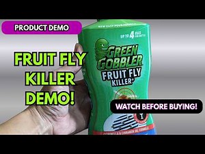 Fruit Fly Drain Treatment Demo! Green Gobbler Gel Review for Drains, Sinks & Septic‑Safe Use