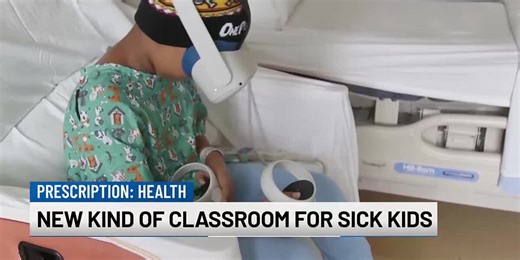 New kind of classroom for sick kids