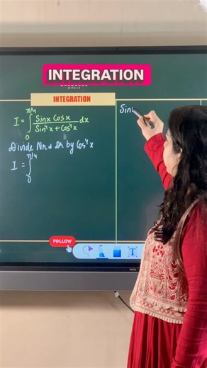 19K views · 555 reactions | Definite Integration problem ⭐️⭐️⭐️⭐️朗朗 #maths #mathematics #mathreels #calculuswithij #calculus #integration #integrals #education #fbreels2025ツ #mathreels | Concepts by Indervir Jolly | Facebook