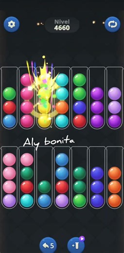 Ball sort puzzle level 4660 #puzzle #colors #nivel #level #resolución #gaming #gameplay