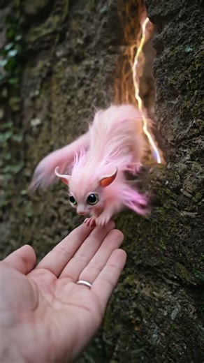 Tiny Pink Cat#shortvideo #animals#wildlife #actioncam #pov #nature #حيوانات #فيديو #قطط