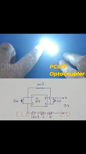 60K views · 299 reactions | PC817 Optocoupler Project #fblifestyle | Electric 2.0 | Facebook