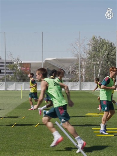 🎨 Training, but make it colourful. #RealMadrid #Training | Real Madrid