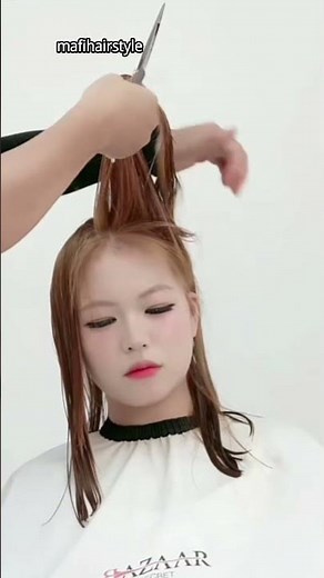 How to Style the Perfect Korean-Inspired Layered Cut at Home (Easy & Fast) #beautiful #haircut