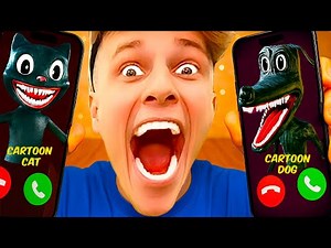 I CALLED CARTOON CAT AND CARTOON DOG AT 3:00 — THEY ANSWERED!!!