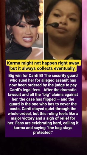Judge Orders Security Guard to Pay Cardi B’s Legal Fees After Failed Assault Lawsuit #cardib #shorts