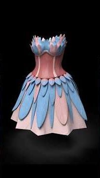 barbie swan lake #3dmaya #3ddress #3dasset #gameart
