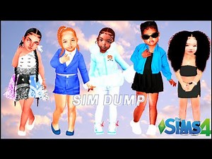 [Patreon] Female Toddler Sim Dump | CC Folder and Sim Download || SIMS 4