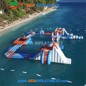 [Hot Item] Giant Inflatable Sports Games Water Aqua Fun Park, Floating Obstacle Course
