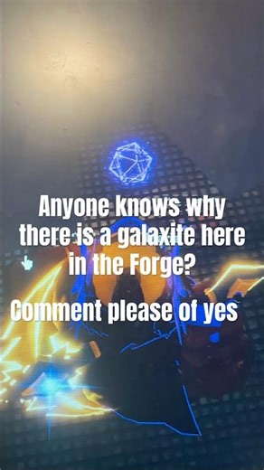 The forge. Found a random galaxite that was not here yesterday.#roblox #theforge