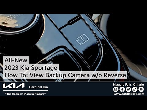 All-New 2023 Kia Sportage | How To View Your Backup Camera Without Reverse!