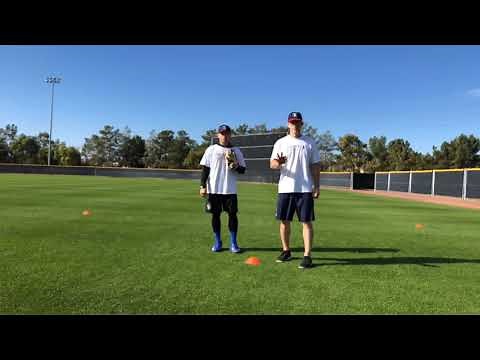 Outfield Fly Ball Angle Drill (3 cones)