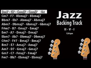 Jazz 251 Backing Track All keys 120 bpm