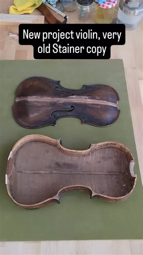Duane McDonald | High arching. Old wood. This one’s just getting started. This is a great Jacobus Stainer violin copy (for one, the color is wrong... But... | Instagram