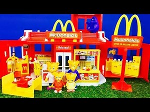 Rare MCDONALD'S Restaurant Carry Along Playset and DANIEL TIGER TOYS!