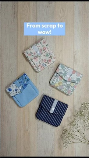 Mini Wallet / Coin Purse Sewing Tutorial | Small Size, Big Capacity!