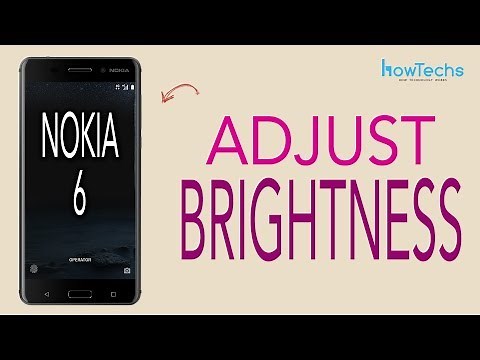 Nokia 6 - How to Adjust the Brightness