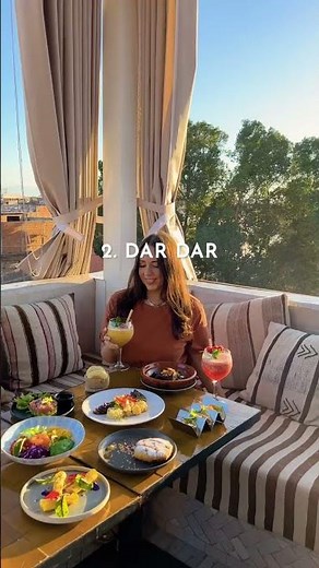 🇲🇦 10 Best restaurants in Marrakech ⬇️ ⁣ ⁣ Le Jardin⁣ Dar Dar Rooftop⁣ Bacha Coffee⁣ La