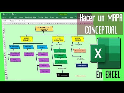 Hacer un MAPA CONCEPTUAL en EXCEL Paso a Paso - LA MEJOR OPCIÓN