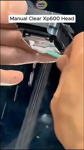 Mr Jeff | good skills sharing for manual clear epson printhead nozzle flush the large format printer and uv printer and dtf printers | Instagram