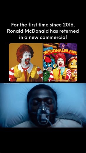 John Byars Entertainment on Instagram: "Ronald McDonald Returns. He actually hasn’t been featured in a commercial since the early 2000s. He was quietly fazed out in 2016 though. Only making a handful of appearances over the years, in person. ••••• #ronaldmcdonald #mcdonalds #mcdonalds🍔🍟 #mcdonaldsmemes #clown #clowns #commercial #food #hamburger #breakingnews #news #funny #funnyvideos #meme #memes #dankmemes #fastfood #fastfoodnation #bigmac #scene #quarterpounder #2016 #nostalgi