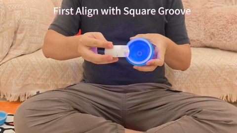 Apasiri Interactive Dog Toys: Automatic Moving Dog Balls with LED Lights, Puppy Toy to Keep Them Busy, Duraspin Dog Ball for Small,Medium,Large Dogs, Dog Toys for Aggressive Chewers,Rechargeable(Blue)