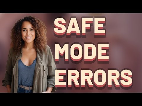What Common App Errors Does Safe Mode Reveal?