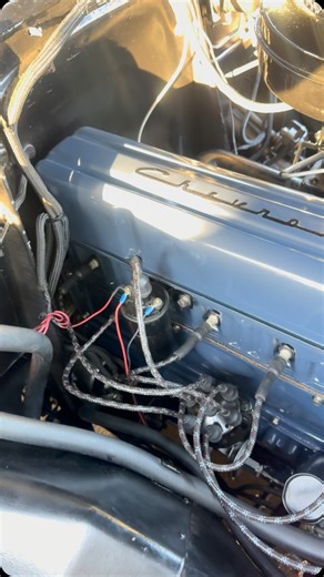 Richie Romero on Instagram: "Installed a Fully Rebuilt 235 Engine and Rebuilt Power-glide Transmission into this 1951 Chevy for @tonygomez9717"