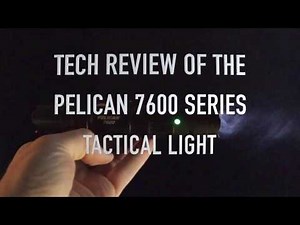 Pelican 7600 7607 Tactical Flashlight Review.