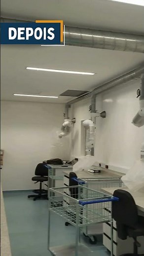 Antes x Depois - Sistema de Exaustão Industrial