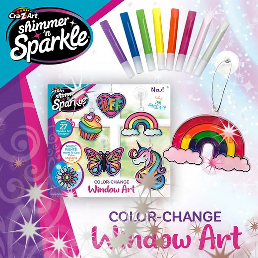 1.1K views · 13 reactions | Check out this great tutorial for the Color Change Window Art Kit! Create original suncatchers and window clings. Available only at Target under the My Look Brand. #craftsforkids #mylook | Cra-Z-Art | Facebook