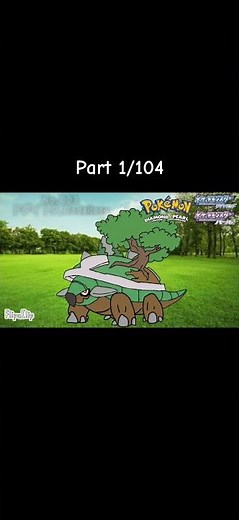 Pokémon Sinnoh Pokédex Evolution animation Part 1/104