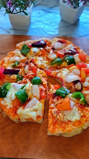 Perfect Pizza Without Oven 🍕🔥10 Minutes Pizza Recipe