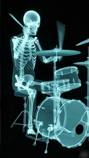 What If We Had X-Ray Vision? | Drummer Through an X-Ray Lens 🥁💀