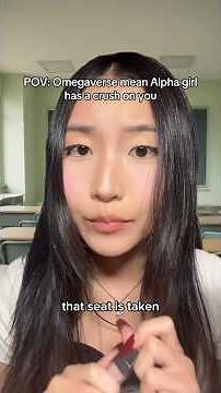 ASMR Omegaverse mean Alpha girl has a crush on you #asmr #omegaverse #asmrvideo #roleplayasmr