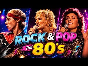 Ultimate 80s Pop Rock Playlist ⭐ Best Hits by Toto, Stevie Wonder, Men At Work & More