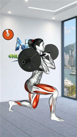 The Ultimate Barbell Lower Body Workout | Build Stronger Glutes & Quads #strongabs #legday #chestday