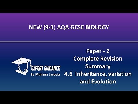 Inheritance Variation and Evolution |AQA GCSE |Biology| Paper-2 Complete Revision
