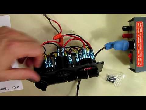 Best LED Switch Panel for Car or Boat - 6 Gang Waterproof LED Rocker Switch Panel REVIEW