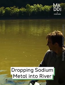 Dropping Sodium Metal into River | Madd Chadd