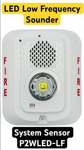 System Sensor LED L-Series Low Frequency Sounder concept design sneak peak (P2WLED-LF)