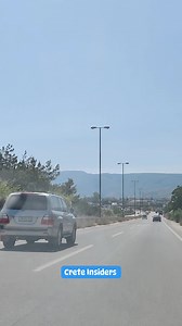 Driving on the... highway outside of Chania today 💙 | Crete Insiders