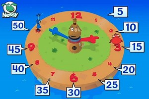 5.6K views · 60 reactions | *****FREE telling time teaching lesson. Look for the matching free worksheets on the FB page****** Learn minutes on the clock with Nessy. FREE printable math worksheets posted to Facebook every Wednesday and Friday. Don’t miss it. | Nessy | Facebook