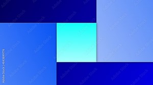 Blue and light blue looping geometric animation.Background with squares with shades of blue color,from the lightest to the darkest color.seamless loop.Blue and light blue concept.