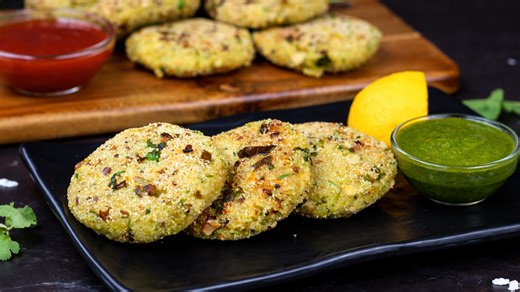 Quick and easy crispy poha cutlet