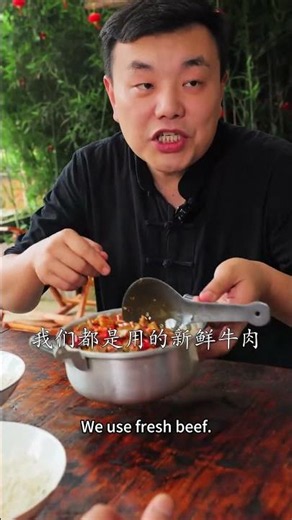 You've definitely seen meat sauce before, but have you ever seen meat sauce with such large chunks?