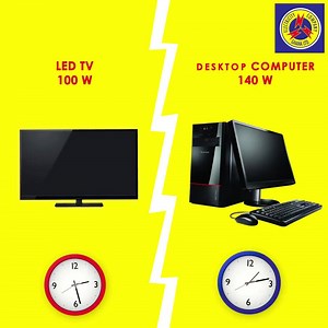 8.3K views · 143 reactions | An LED TV takes 10 hours to consume a unit of power and a Desktop Computer takes 7 hours. Save Energy, Save Money. | Electricity Company of Ghana Limited | Facebook